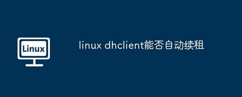 linux-dhclient自动续租功能解析