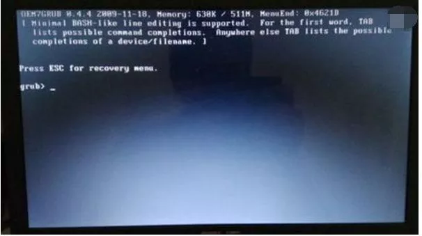 win7开机出现grub-解决开机grub问题