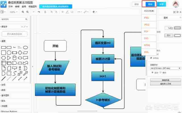 在线网站绘制算法流程图教程