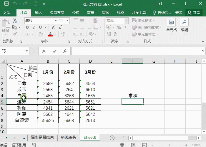 Excel数据求和结果总是0-问题出在哪