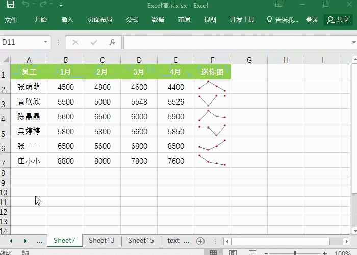 Excel隐藏技巧-保护表格内容不被看到