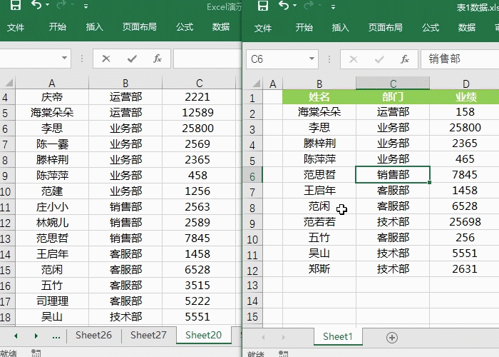 Vlookup函数-快速核对表格数据技巧