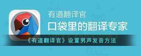 有道翻译官男声发音设置技巧