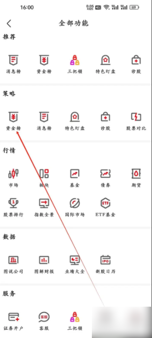 2024指南针股票app资金榜怎么查看