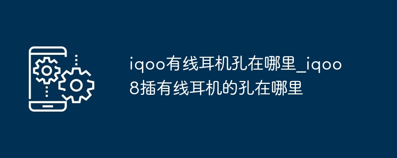 2024iqoo有线耳机孔在哪里_iqoo8插有线耳机的孔在哪里