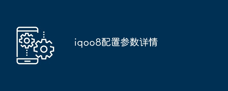 2024iqoo8配置参数详情