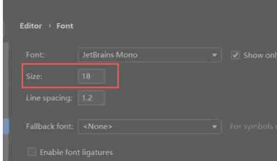 pycharm字体大小怎么更改-pycharm字体大小更改的方法