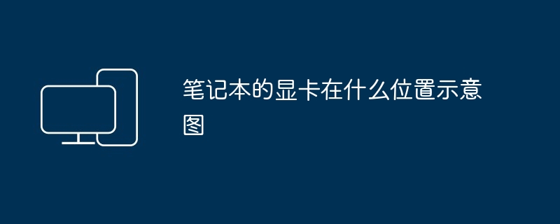 笔记本的显卡在什么位置示意图