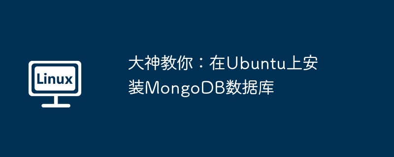 2024年大神教你：在Ubuntu上安装MongoDB数据库