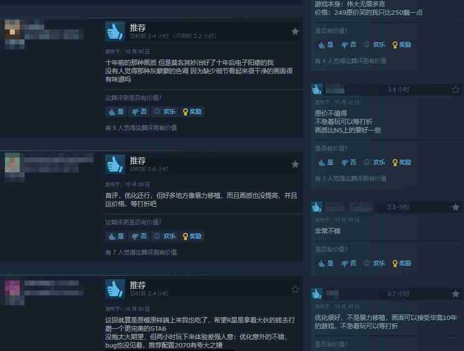 2024年《荒野大镖客：救赎》Steam特别好评 热销榜排名第三