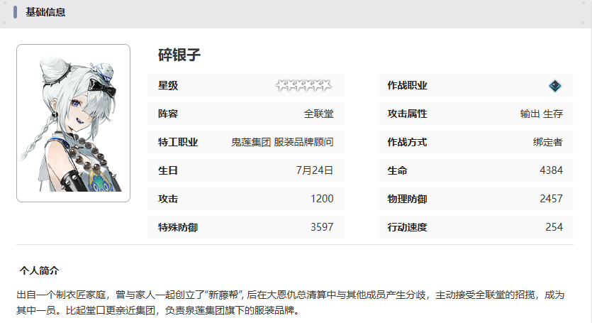 2024年《新月同行》碎银子技能介绍