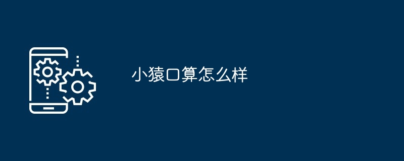 2024年小猿口算怎么样