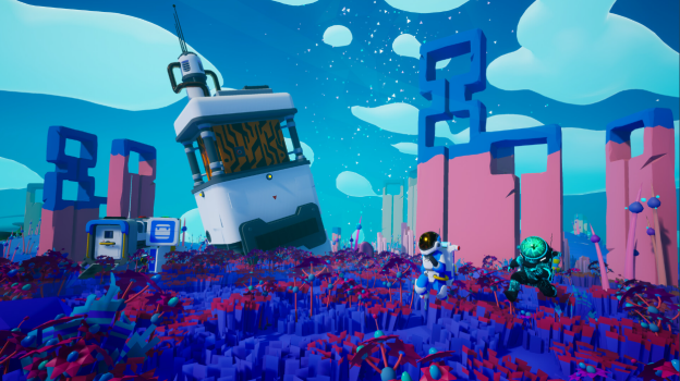 2024年爆款科幻生存游戏《Astroneer》（异星探险家）首部扩展包Glitchwalkers现已正式推出