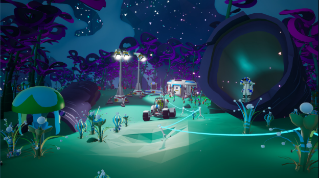 2024年爆款科幻生存游戏《Astroneer》（异星探险家）首部扩展包Glitchwalkers现已正式推出