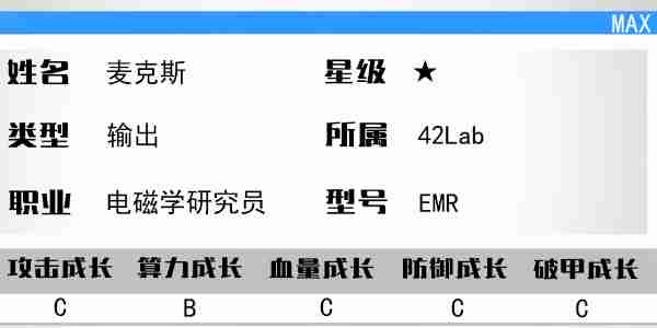 2024年《少女前线：云图计划》麦克斯介绍