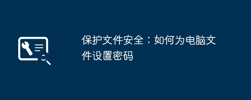 2024年保护文件安全：如何为电脑文件设置密码