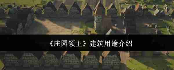 2024年《庄园领主》建筑用途介绍