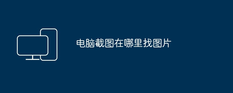 2024年电脑截图在哪里找图片