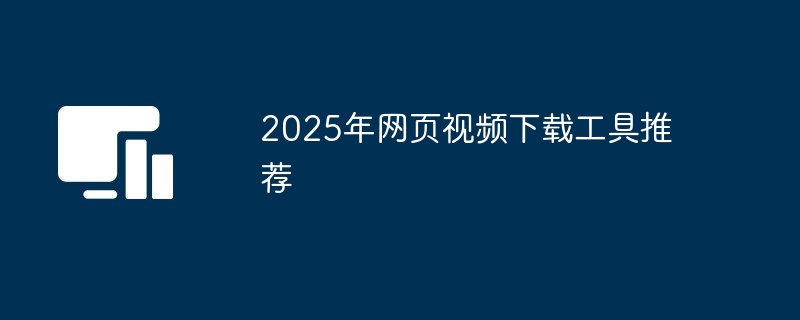 2024年2025年网页视频下载工具推荐