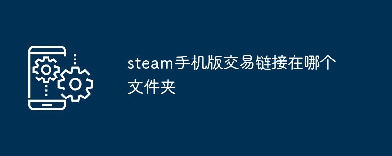 2024年steam手机版交易链接在哪个文件夹