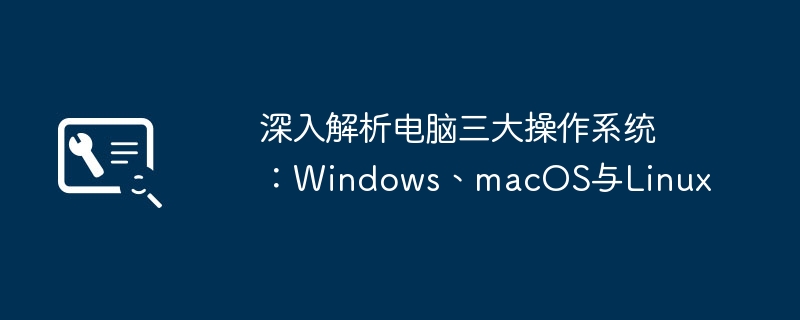 2024年深入解析电脑三大操作系统：Windows、macOS与Linux