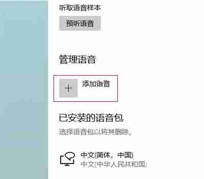 2024年Win10怎么切换语音包 Win10切换语音包的方法