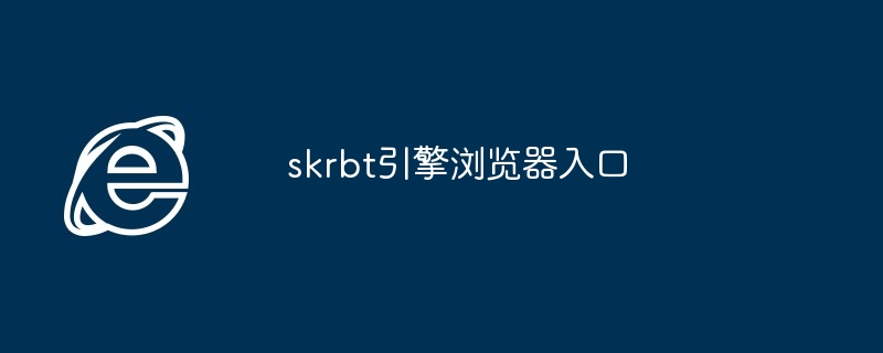 2024年skrbt引擎浏览器入口