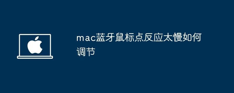 2024年mac蓝牙鼠标点反应太慢如何调节