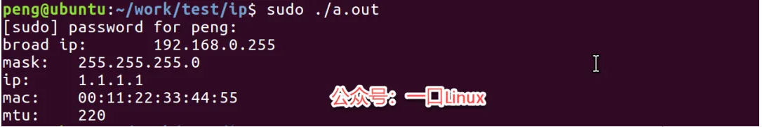 Linux下C语言操作网卡代码实例-实用技巧