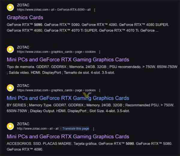 RTX50系显卡首批阵容曝光-5090配32GBGDDR7显存